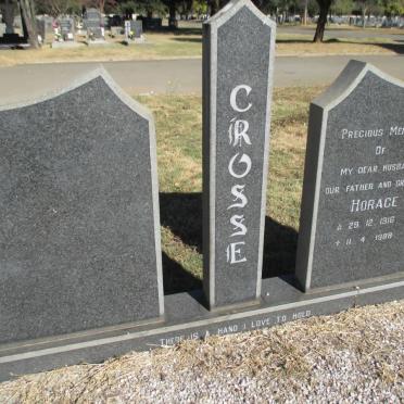 CROSSE Horace 1916-1988