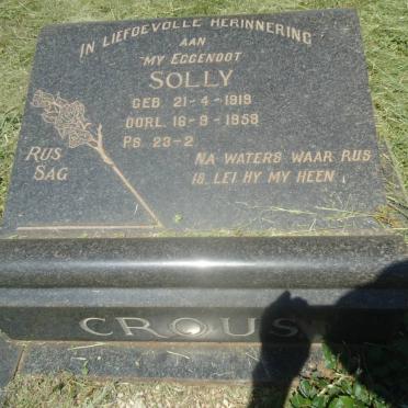 CROUS Solly 1919-1959