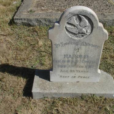 CULLIS Harold 1918-1927