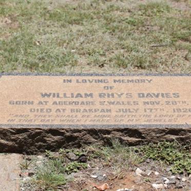 DAVIES William Rhys 1883-1920