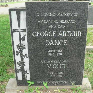 DANCE George Arthur 1912-1970 &amp; Violet 1908-1997