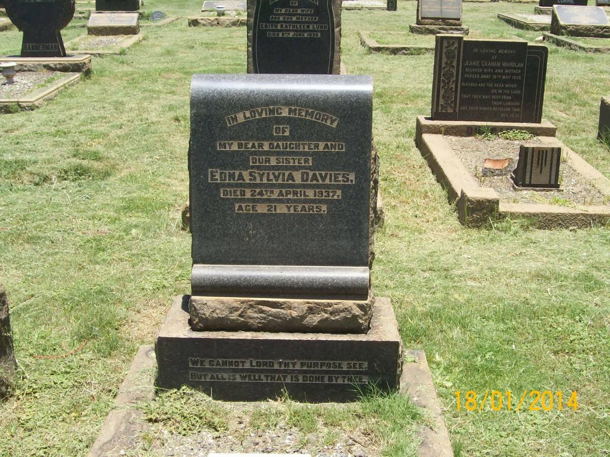 DAVIES Edna Sylvia -1937