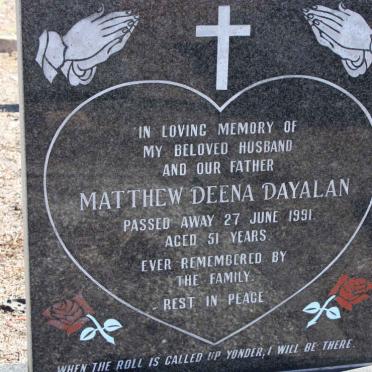DAYALAN Matthew Deena -1991