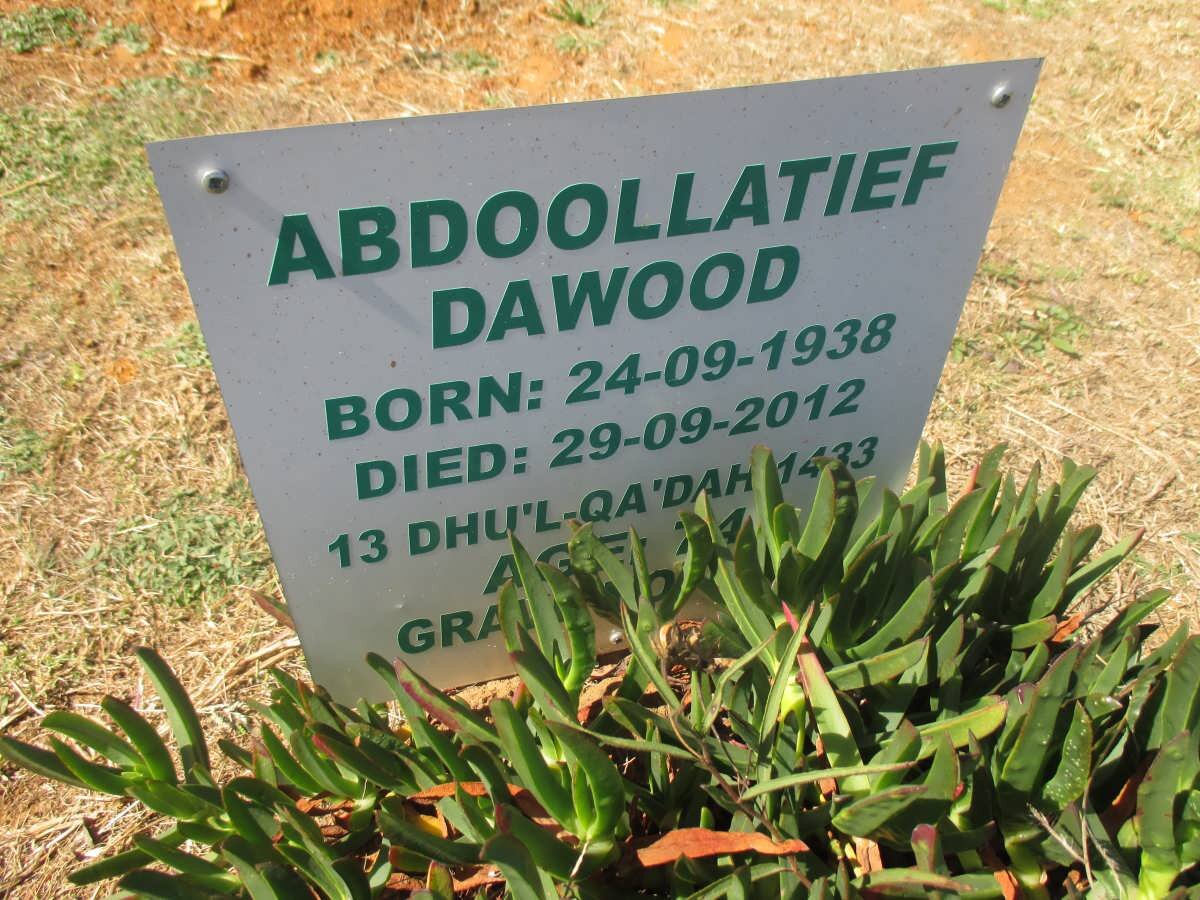 DAWOOD Abdoollatief 1938-2012