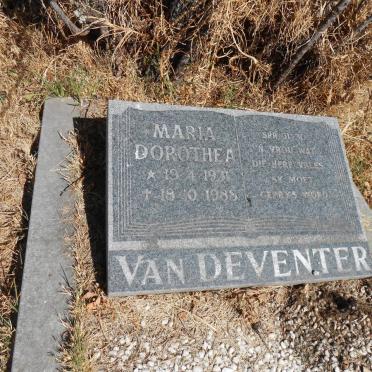 DEVENTER Maria Dorothea, van 1931-1988