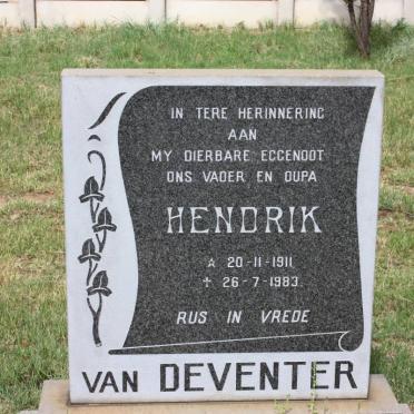 DEVENTER Hendrik, van 1911-1983