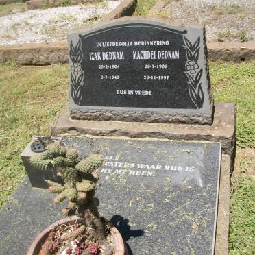 DEDNAM Izak 1904-1949 &amp; Machdel 1908-1997