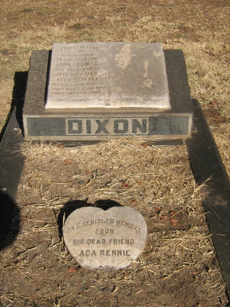 DIXON John Thomas -1952