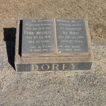 DOREY Cyril Melville -1948 &amp; Ivy Maria -2000