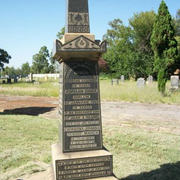 DOOGE Adriaan -1928 &amp; Catharina Johanna MAHER 1882-1979 :: DOOGE Frans Hendrik Maher -1929