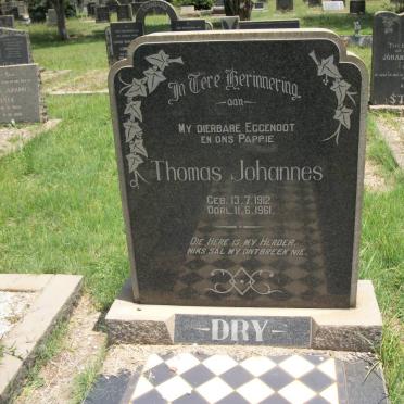 DRY Thomas Johannes 1912-1961
