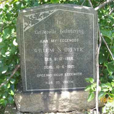 DREYER Willem S. 1868-1921