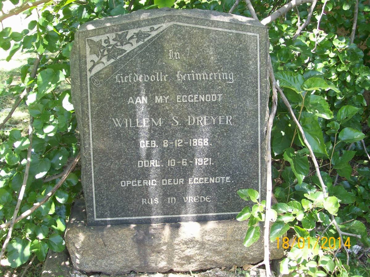 DREYER Willem S. 1868-1921