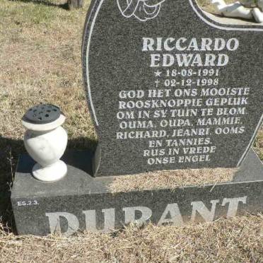 DURANT Riccardo Edward 1991-1998