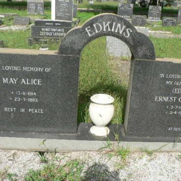EDKINS May Alice 1914-1983 :: EDKINS Ernest Clifford 1935-1969