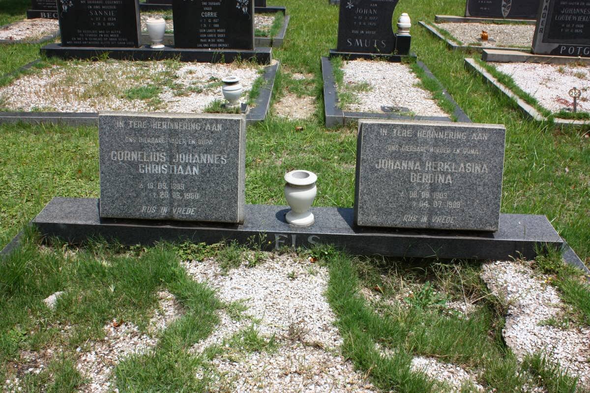 ELS Cornelius Johannes Christiaan 1889-1980 &amp; Johanna Herklasina Berdina 1903-1989