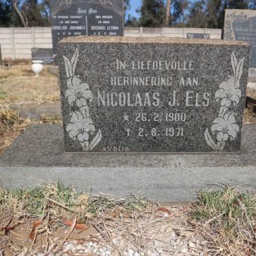 ELS Nicolaas J. 1900-1971