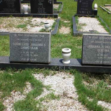 ELS Cornelius Johannes Christiaan 1889-1980 &amp; Johanna Herklasina Berdina 1903-1989