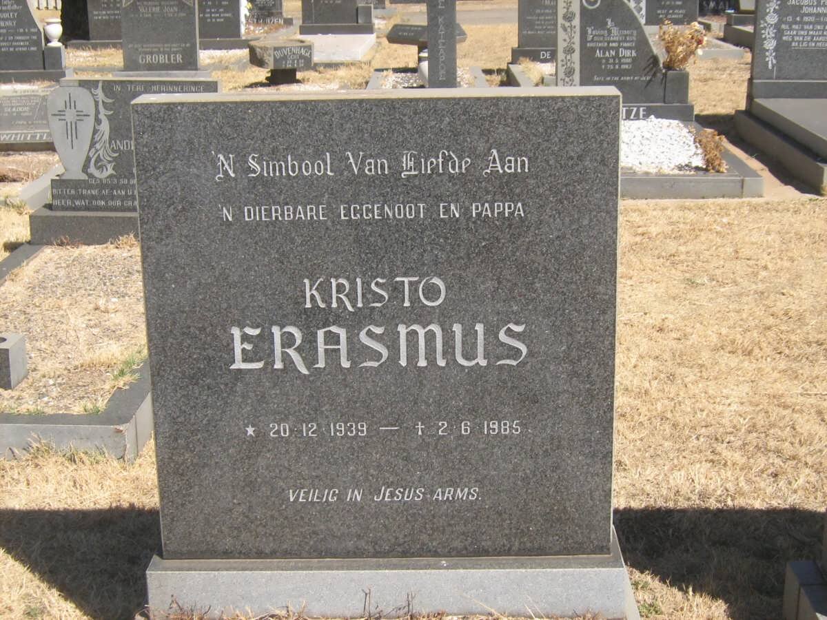 ERASMUS Kristo 1939-1985