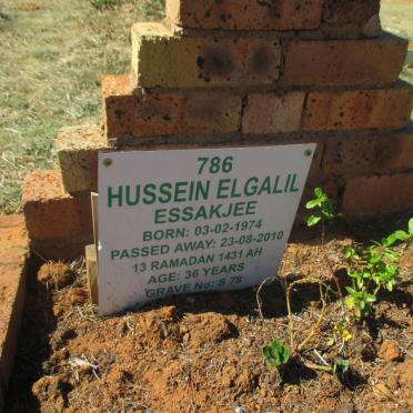 ESSAKJEE Hussein Elgalil 1974-2010