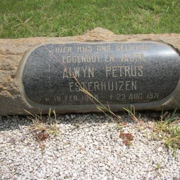 ESTERHUIZEN Alwyn Petrus 1908-1971