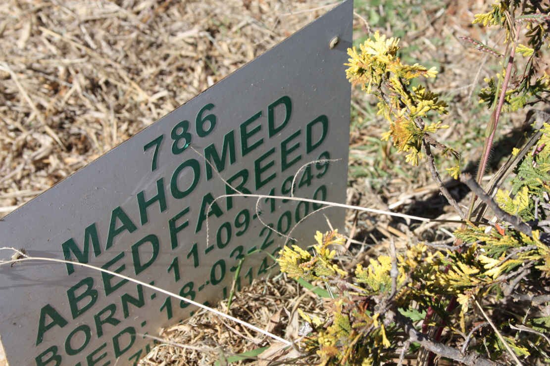 FAREED Mahomed Abed 1949-2000