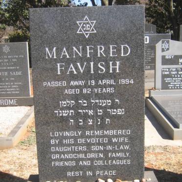 FAVISH Manfred -1994 &amp; Nora -2007 