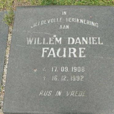 FAURE Willem Daniel 1908-1992