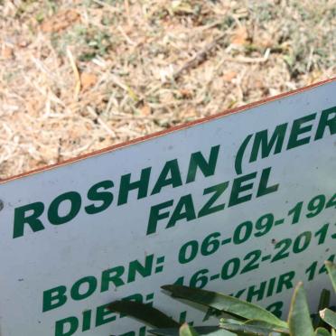 FAZEL Roshan 1940-2013