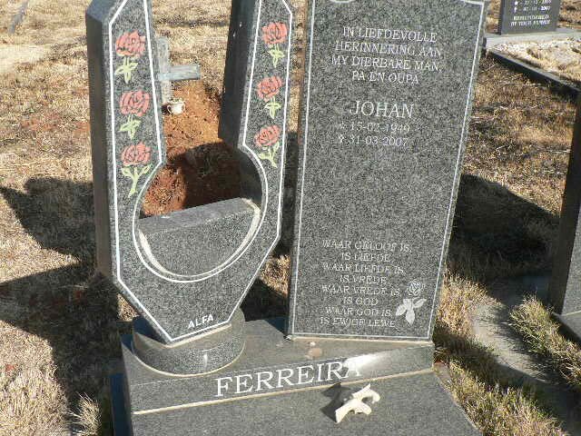 FERREIRA Johan 1949-2007