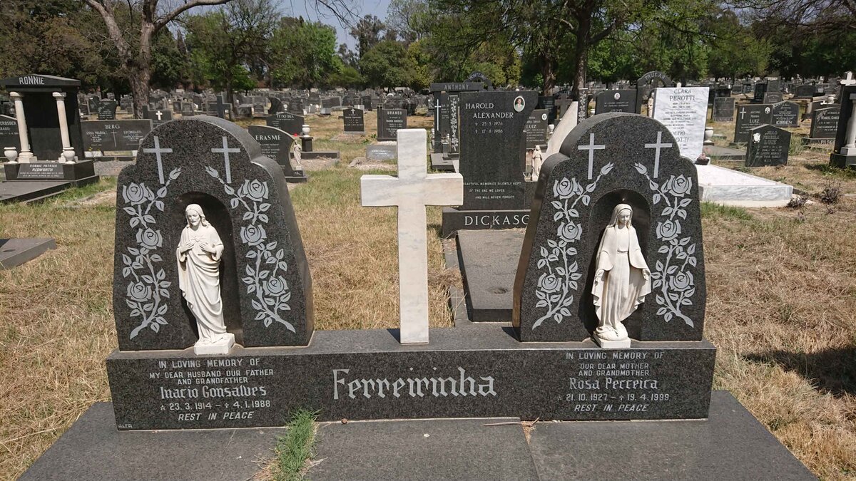 FERREIRINHA Inacio Gonsalves 1914-1988 &amp; Rosa Perreira 1927-1999