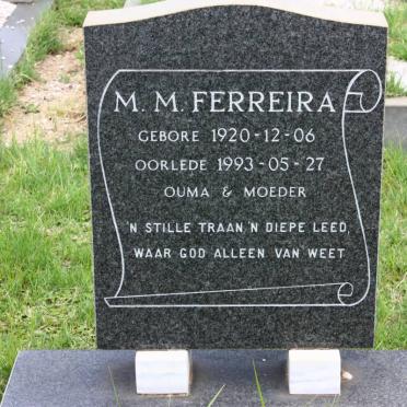 FERREIRA M.M. 1920-1993