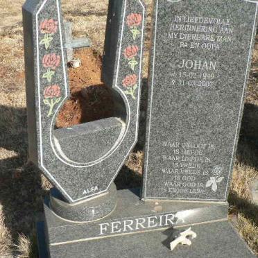 FERREIRA Johan 1949-2007