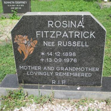FITZPATRICK Rosina nee RUSSELL 1898-1976