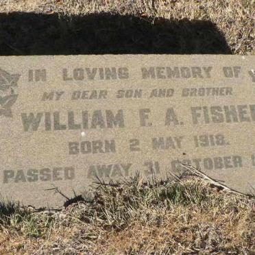 FISHER William F.A. 1918-1956