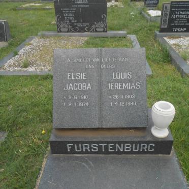 FURSTENBURG Louis Jeremias 1903-1980 &amp; Elsie Jacoba 1910-1974