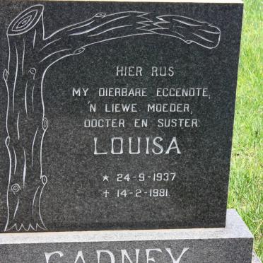 GADNEY Louisa 1937-1981