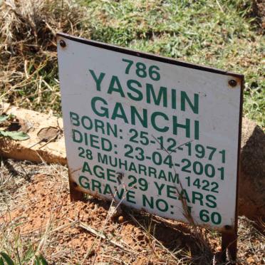 GANCHI Yasmin 1971-2001