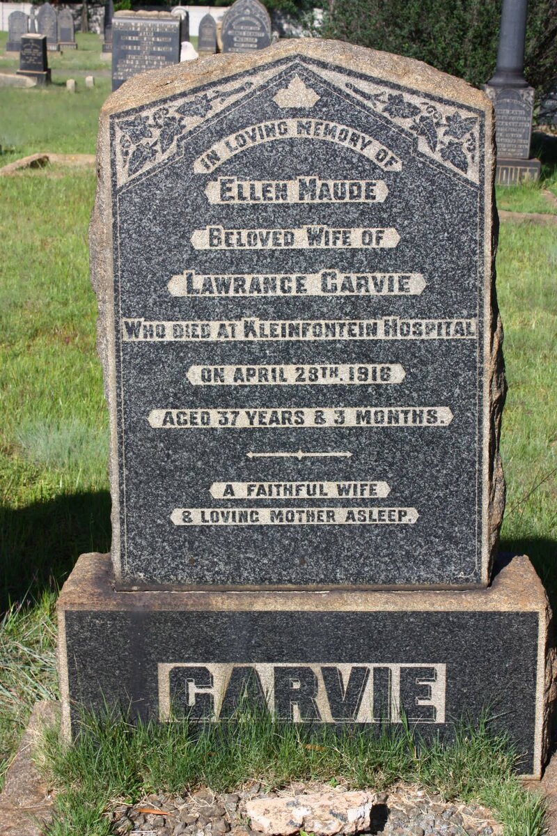 GARVIE Ellen Maude -1916