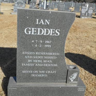 GEDDES Ian 1967-1999