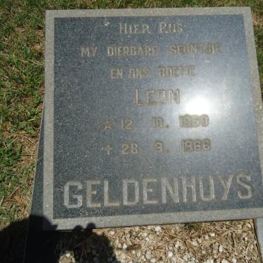 GELDENHUYS Leon 1959-1966