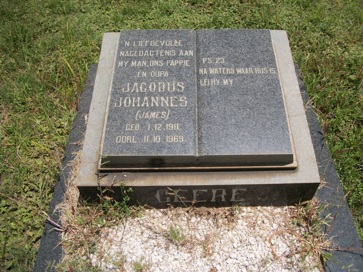 GEERE Jacobus Johannes 1911-1969