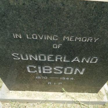 GIBSON Sunderland 1870-1944