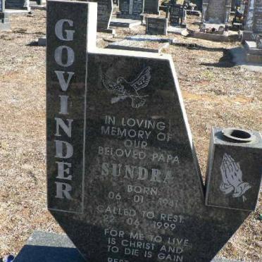 GOVINDER Sundra 1941-1999