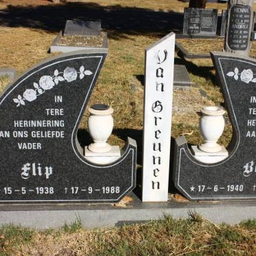 GREUNEN Flip, van 1938-1988 &amp; Beulah 1940-1996