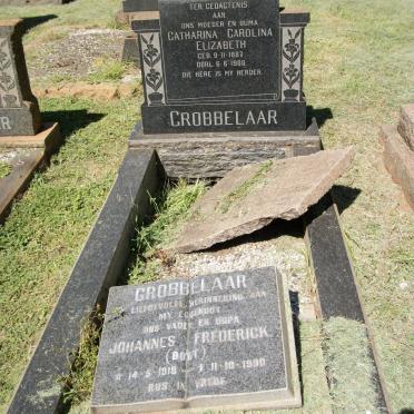 GROBBELAAR Johannes Frederick 1919-1990 &amp; Catharina Carolina Elizabeth 1887-1968