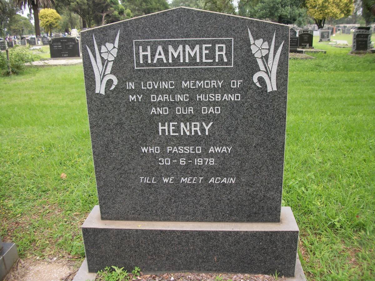 HAMMER Henry -1978