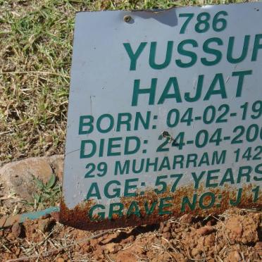 HAJAT Yussuf 1944-2001