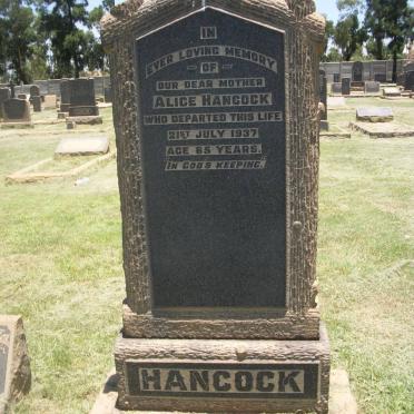 HANCOCK Alice -1937
