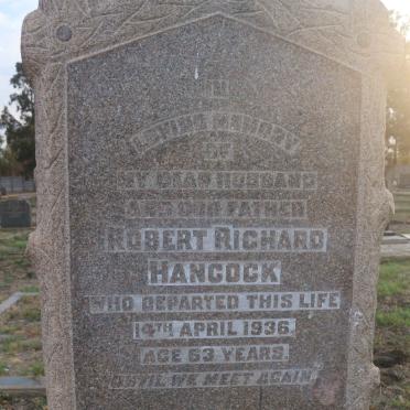 HANCOCK Robert Richard -1936